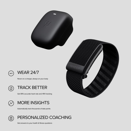 WHOOP 5.0 Health and Fitness Wearable – 12 Month Membership Included