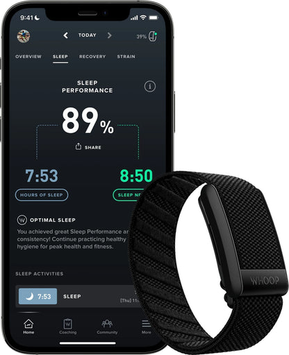 WHOOP 5.0 Health and Fitness Wearable – 12 Month Membership Included